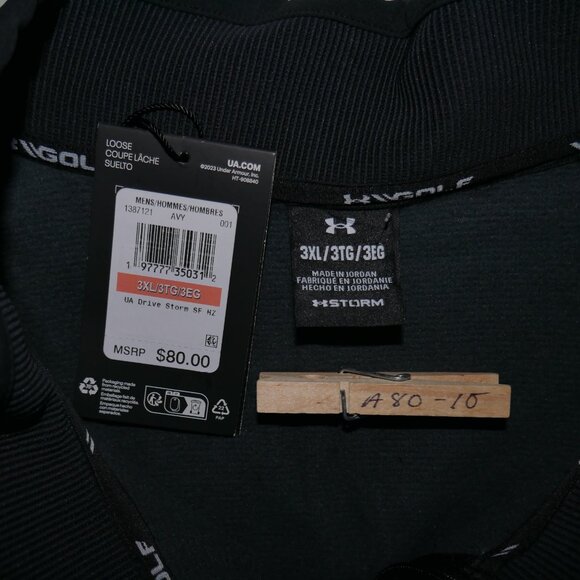 Under Armour Storm Sweaterfleece Half-Zip Mens Golf Pullover Jacket Size 3XL NWT - Picture 6 of 7